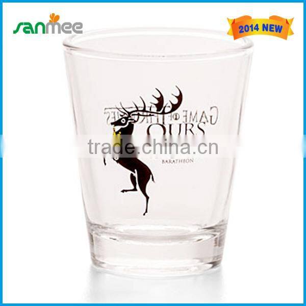 2014 New Design Bar Use Shaped Whisky Shot Glass