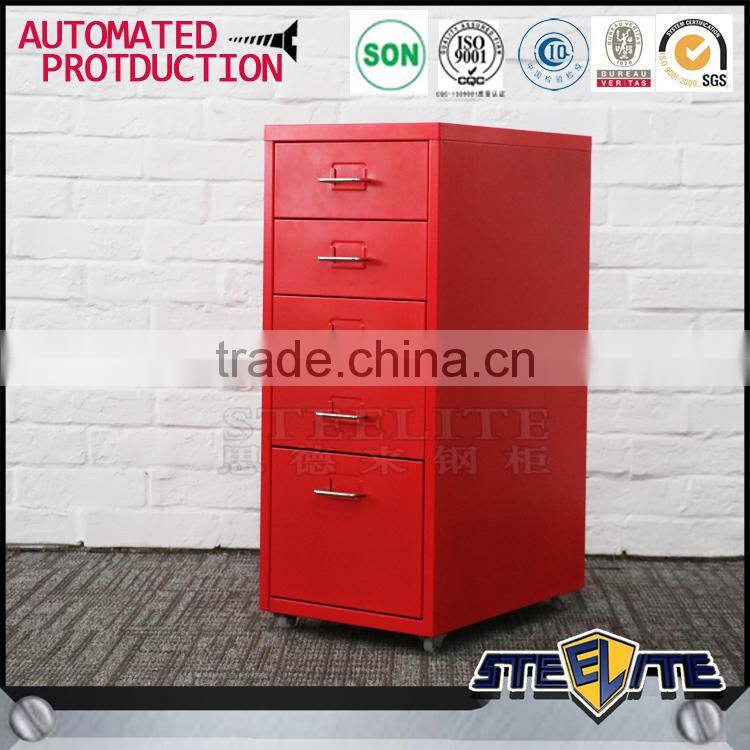 Commercial furniture mobile pedestal file cabinets metal locker file storage cabinet