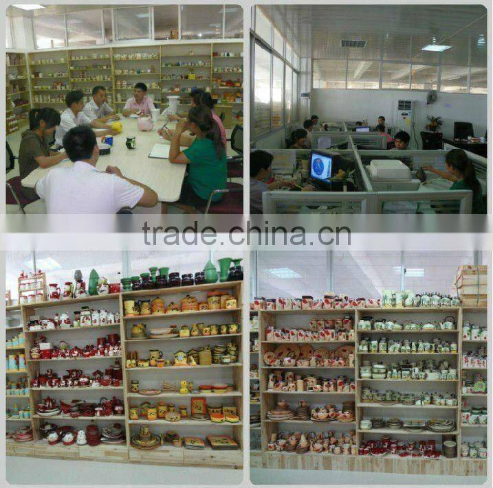 HANDPAINTING ROUND CERAMIC SAVING BANK