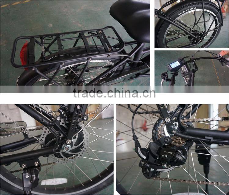 2017 Newly design 26 inch aluminum electric beach cruiser bike
