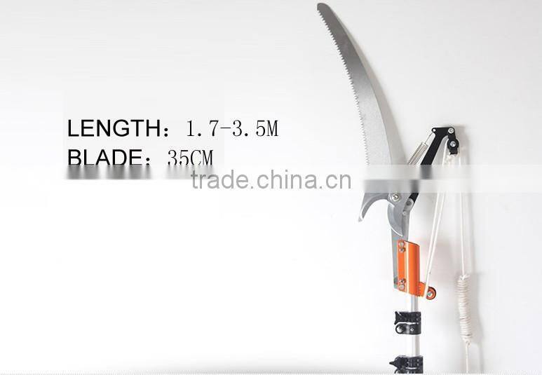 telescopic aluminum long reach pruner pole