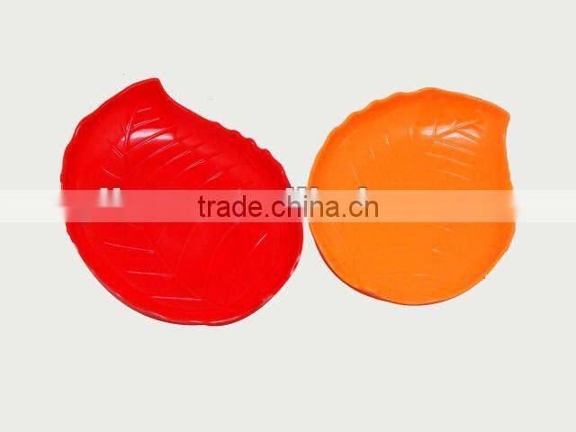 plastic deep Plastic Fruit Tray, Leaf Shaped Tray