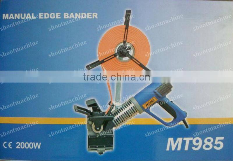 Hand edge banding machine SHMT985 with The ghickness of strip 2mm,ing width 30mm and Weight 3kg