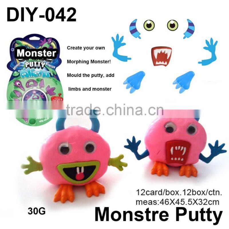 Colorful Glow DIY Foam Putty