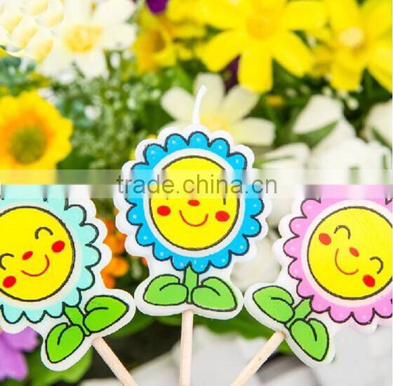 Sun Flower Birthday Candle for Children