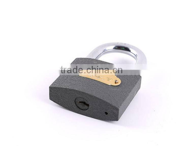 Professional produce top security iron safety padlock in all sizes with threes keys