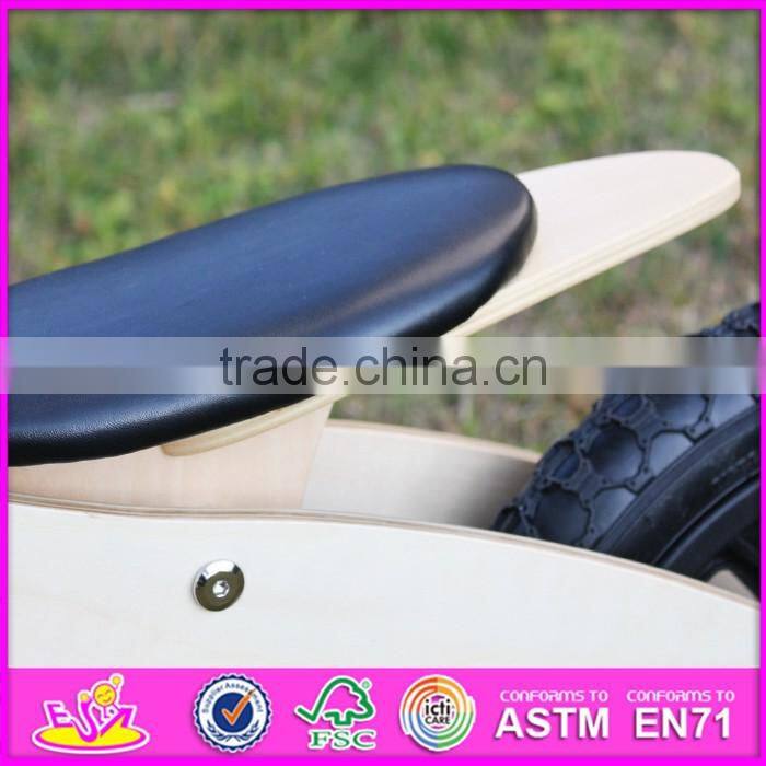 2016 new design log wood wooden kids balance bike for sale W16C156