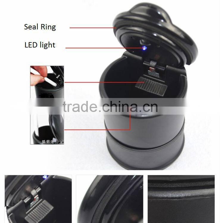 2015 led light car ashtray with high quality