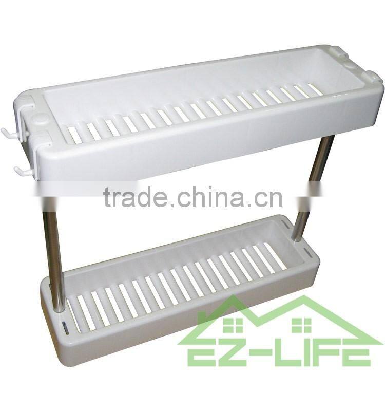 2017 Best Hot sale combine storage durble stainless steel &plastic kitchen rack