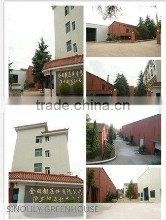 6.4x6.4ft hexangular aluminum greenhouse