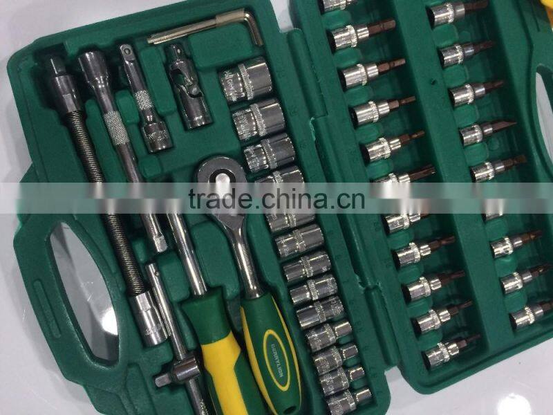 BERRYLION 46pcs auto repairing household tool kit socket set with high quality