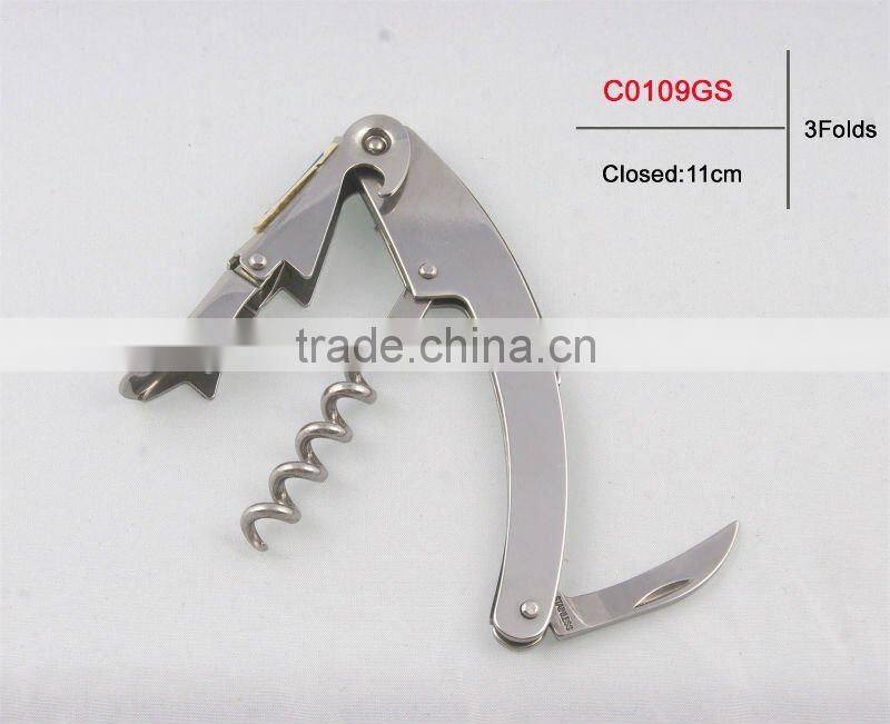 cheap bottle opener can opener wine opener metal bottle opener beer promotion cork remover(C0109GS)