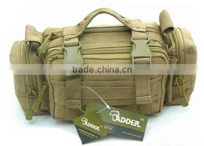 Camouflage canvas camera bag