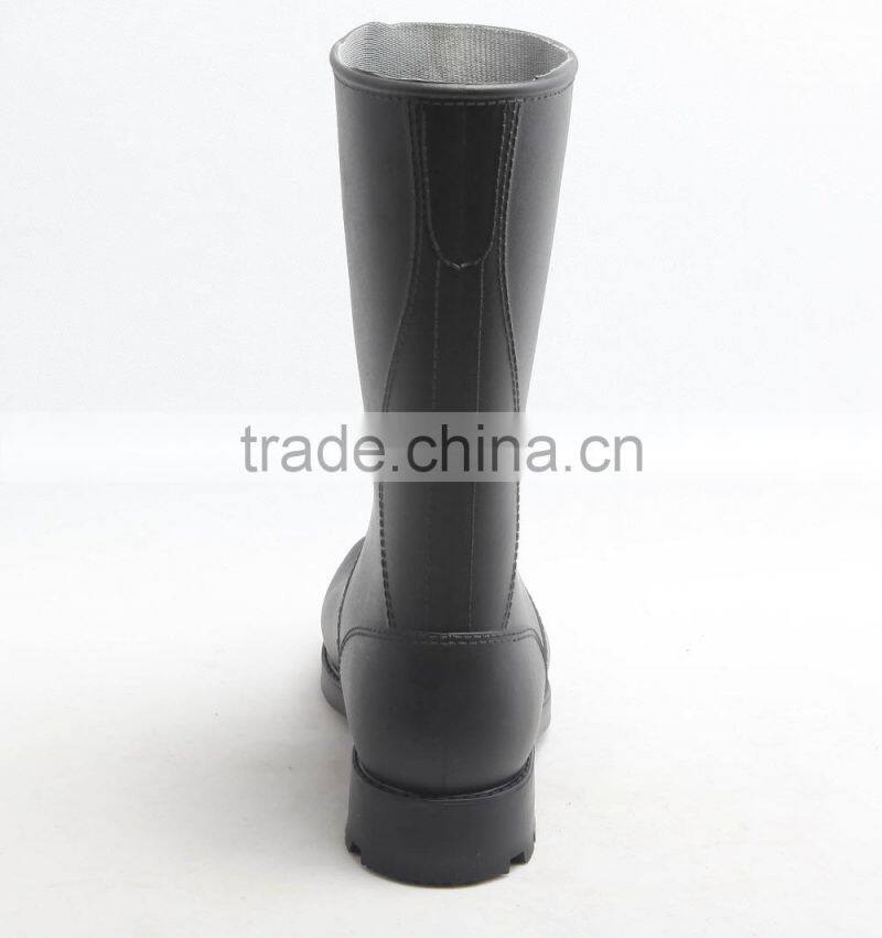 fashion pvc rain boots wellinton boots for men