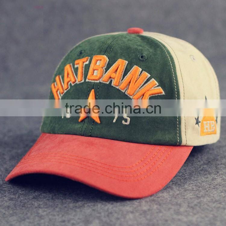 2017 custom 100% cotton baseball caps any color can do