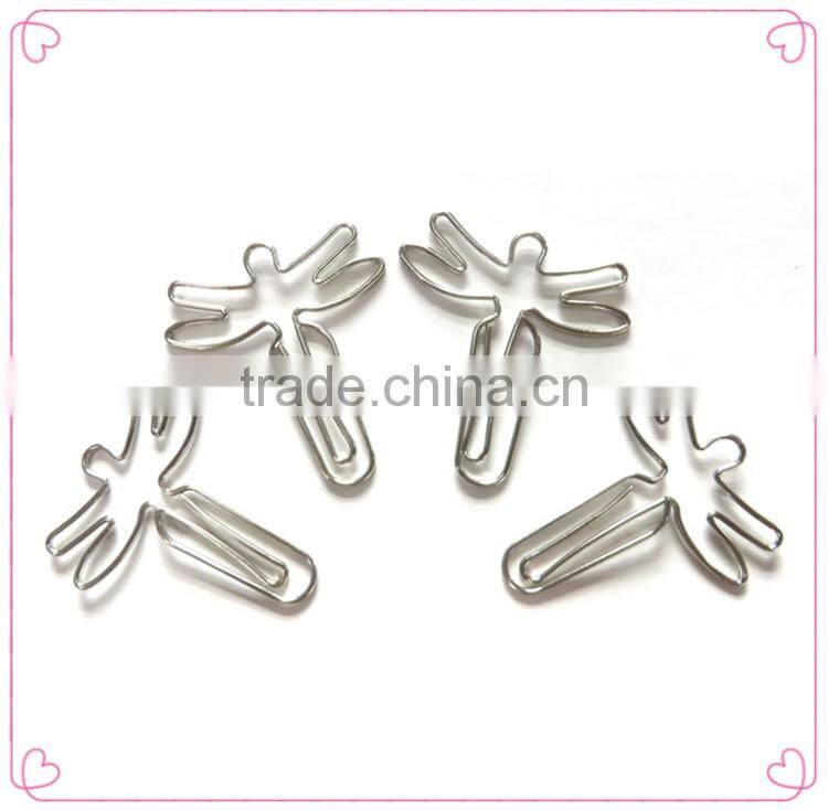 Nickel plated metal clip animal shape paper clips