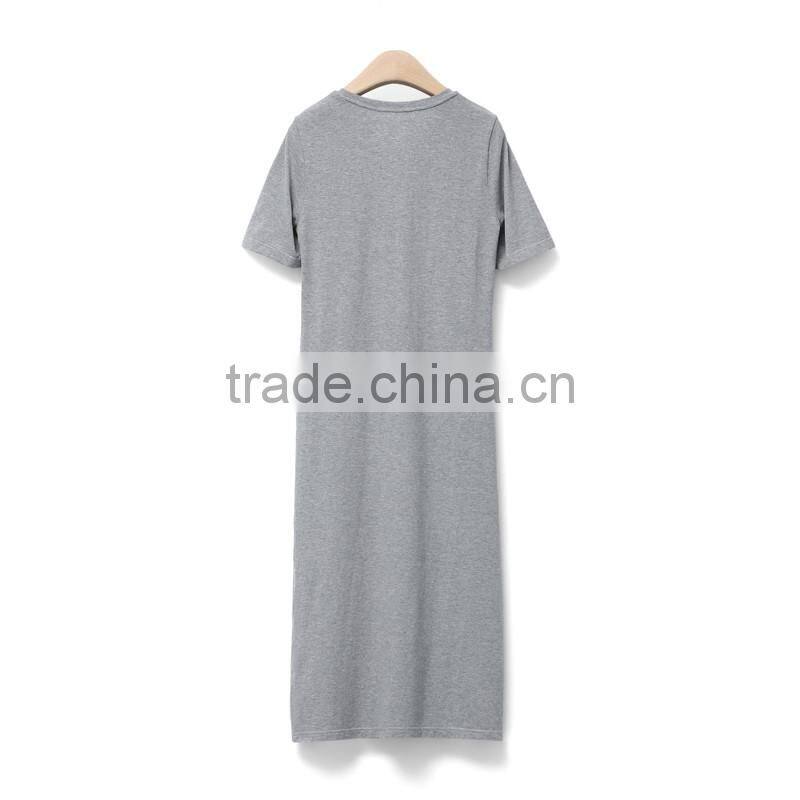 Robot pattern printing casual wear womens stylish maxi dress summer dress evening dress long maxi dresses