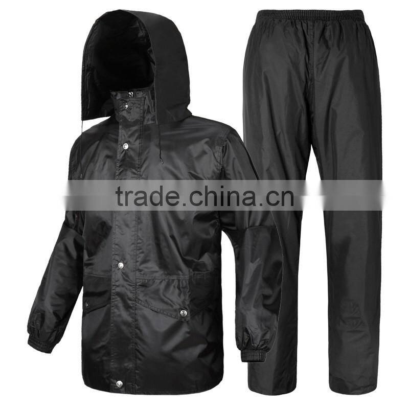 Waterproof workwear custom rain coat security overall safety raincoat