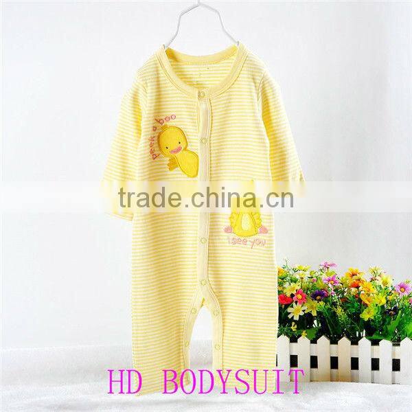 100% cotton cute long sleeve baby clothing