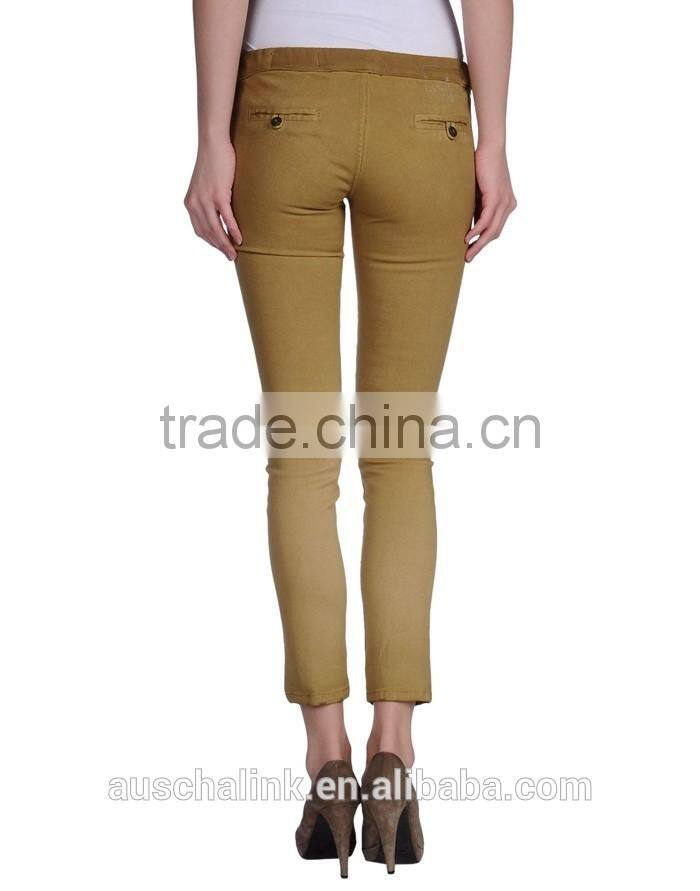 2016 personalized outdoor lady denim trousers low price