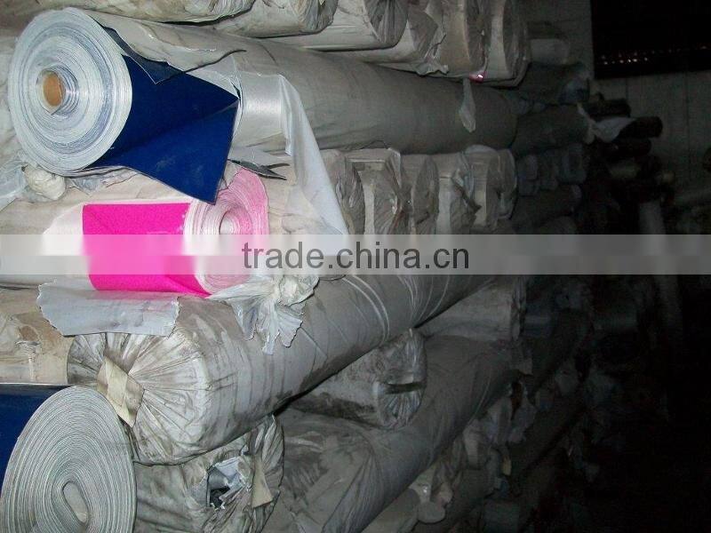 PVC shiny artificial leather stock lots for bag