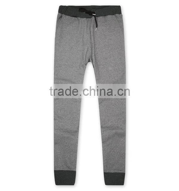 cheap drawstring waist brushed fleece custom pants