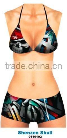 ShenZen Skull Sexy Open Bikini