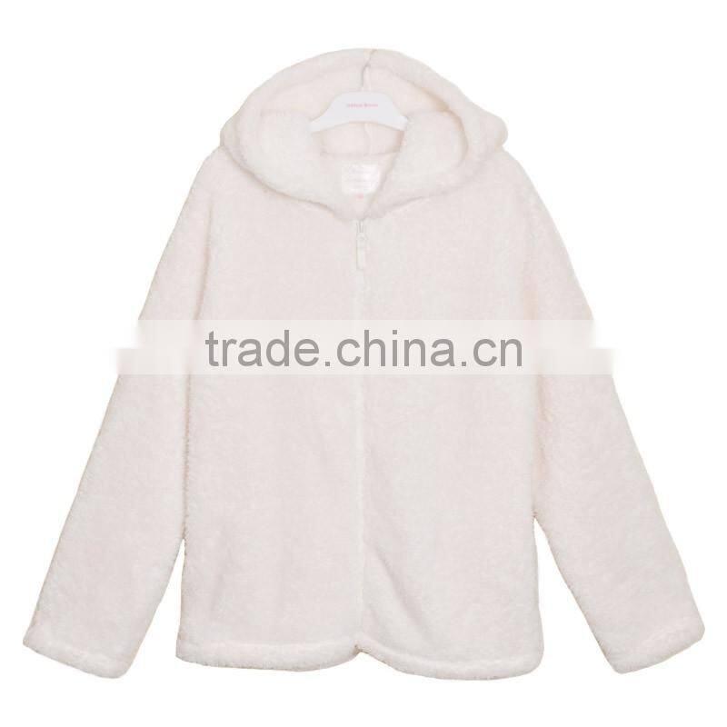 Women Girls Plus Size Snuggle Fleece Blouse Zip Fluffy Warm Hooded Sweatshirt Hoodie Ladies Loose Sweatshirt Jacket With Hood
