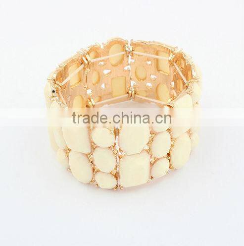 Exquisite version of the elastic wide bracelet The new fashion bracelets