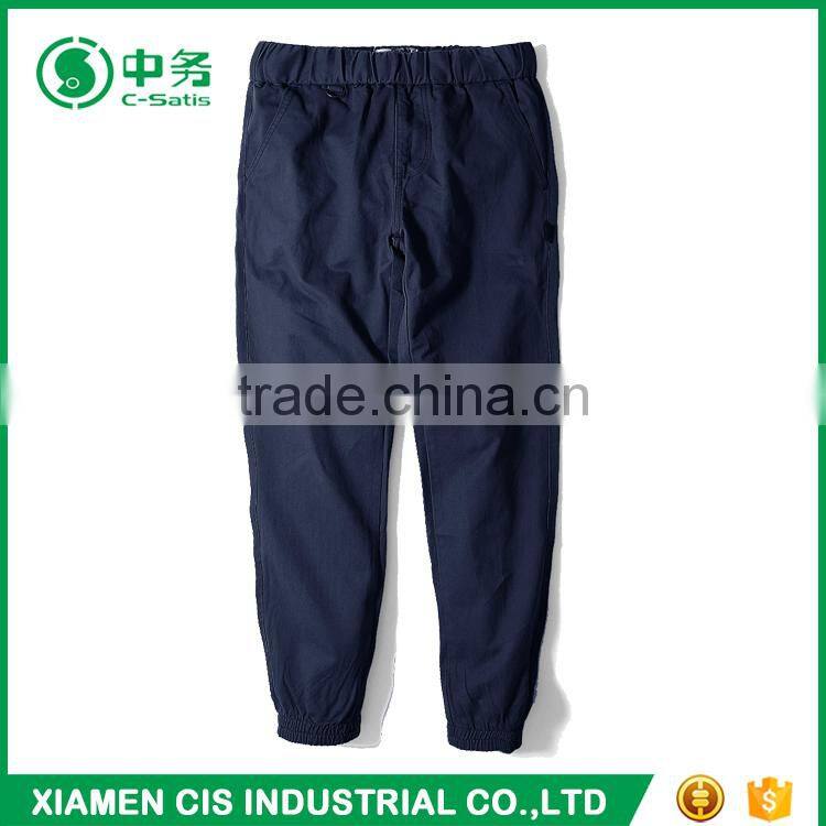 2017 New Fashion Long Style Pure Cotton Track Pants Mens Blank Jogger Pants