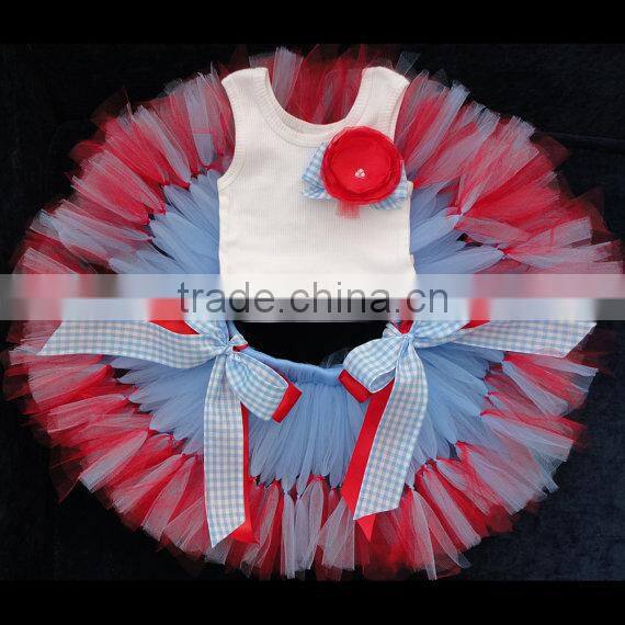 Wholesale children clothes chiffon pettiskirts white tutu skirts chiffon ruffles tutu skirt for girls