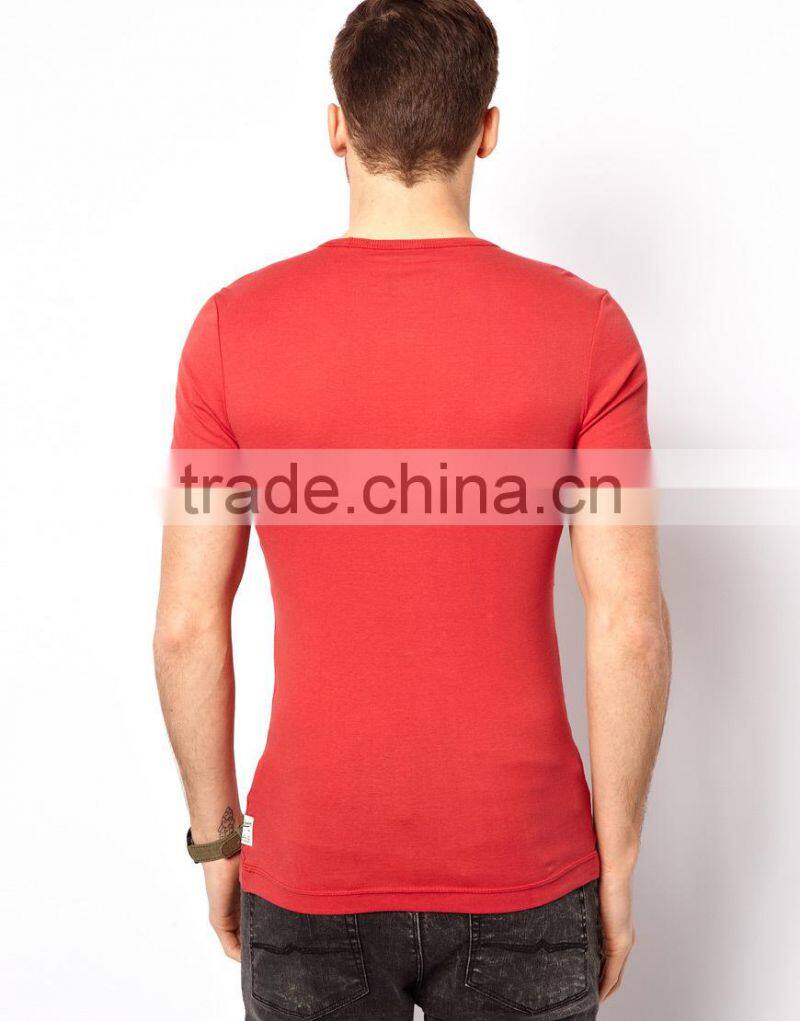 Men's Round Neck Printed Custom T Shirt Wholesale