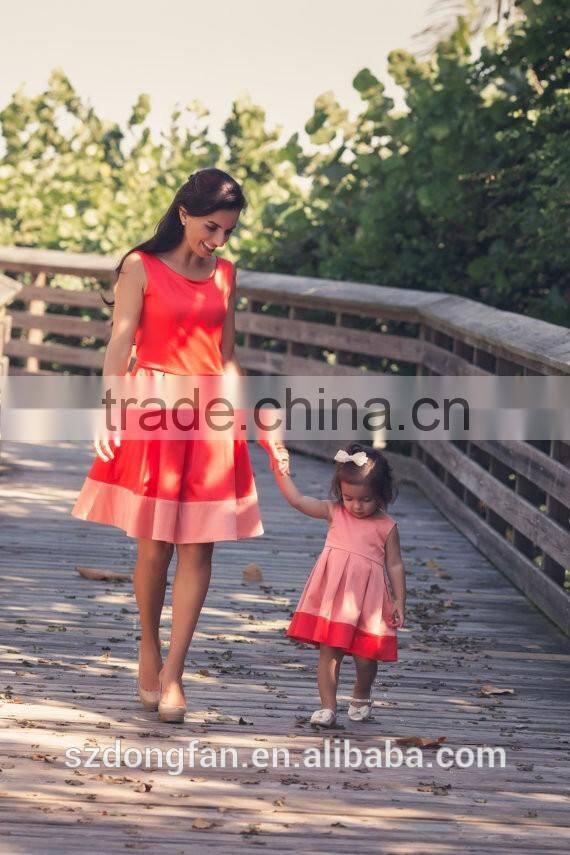 High Quality Mother And Daughter Matching Dresses Mommy Daughter Dress Mother And Daughter Matching Outfits