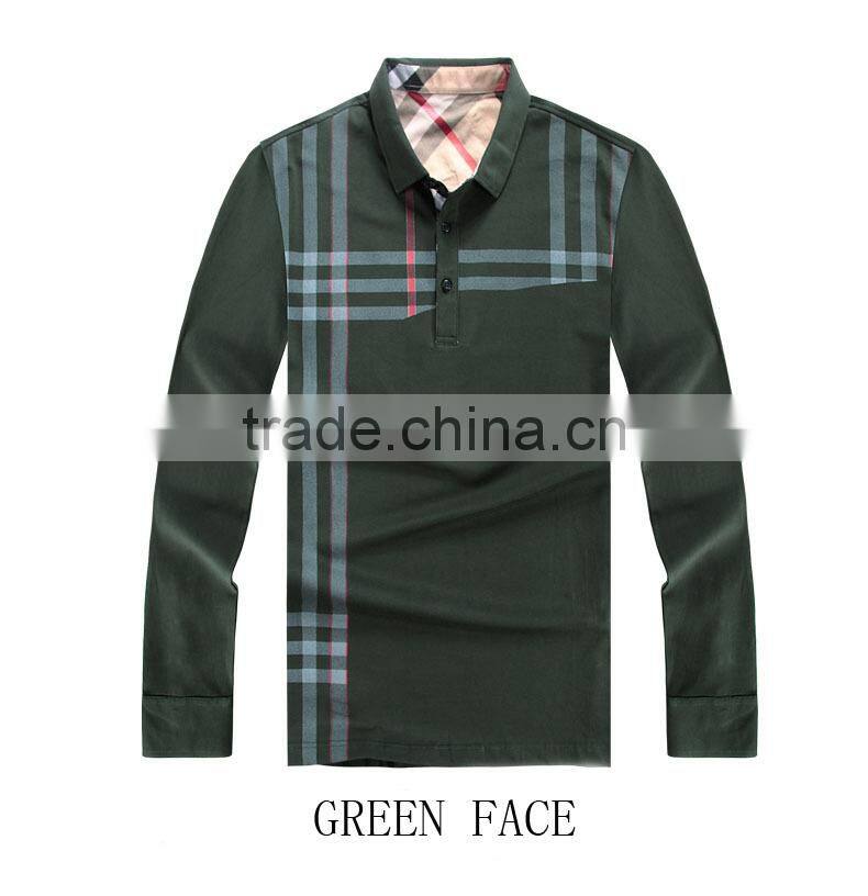 Men's long sleeve lapel Business and leisure fashion R0016