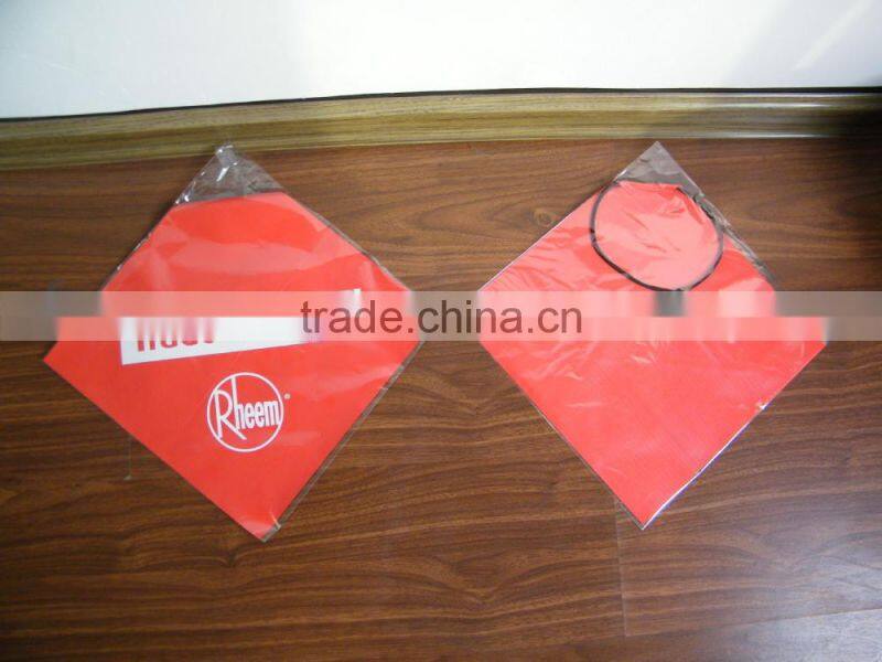 lighted Orange Safety Flag