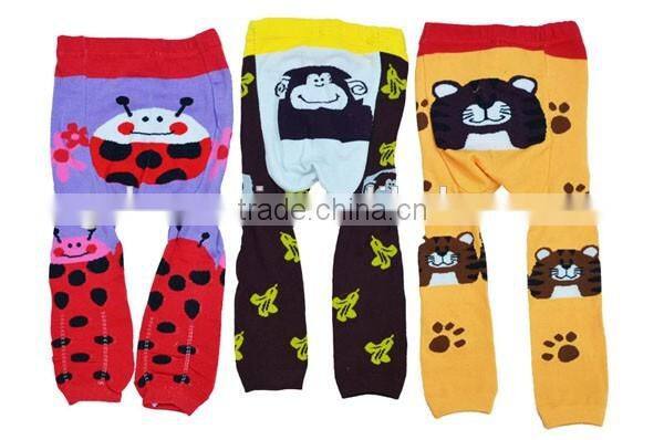 Cute Jacquard Fancy Design Baby Cotton Tights Baby Girl Pantyhose