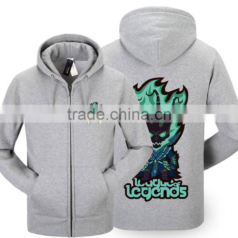 Factory Wholesale Fitness Hoodie Girl Full Zipper Hoodie Jacket Embroidered Hoodie