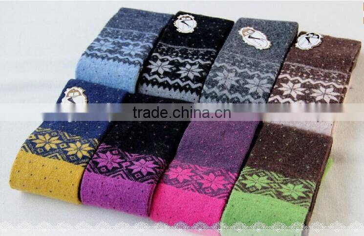 2014 fashion accessories jacquard knit leg warmers wholesale