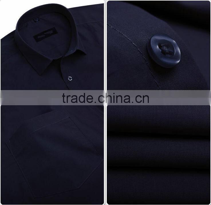 Customs solid color shirts for middleaged man & father