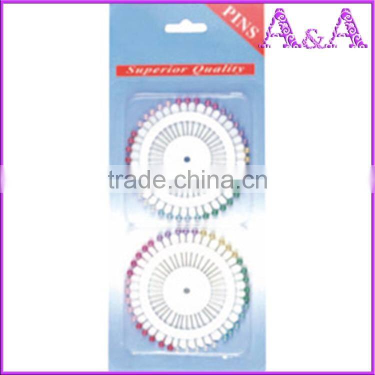 Wholesale vintage pearl head nickel plated straight pins with high quality