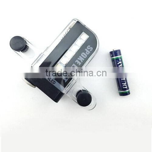 D105 Waterproof 14 led programmed changeable patterns bicycle light plastic led bike wheel light