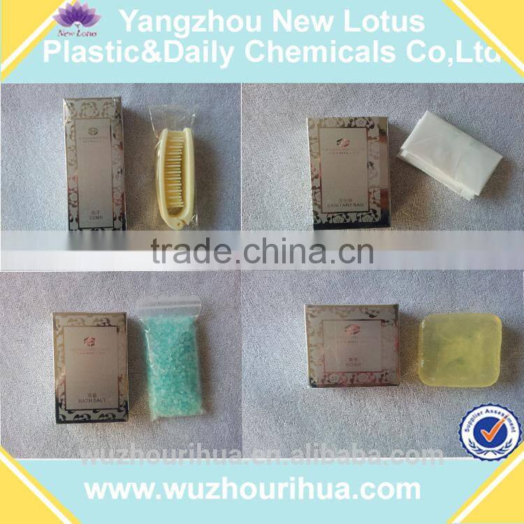 hotel amenity hotel sets soap soa cosmetics golden/silver paper box