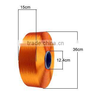 polyester dope dyed filament POY 250D/48F SD