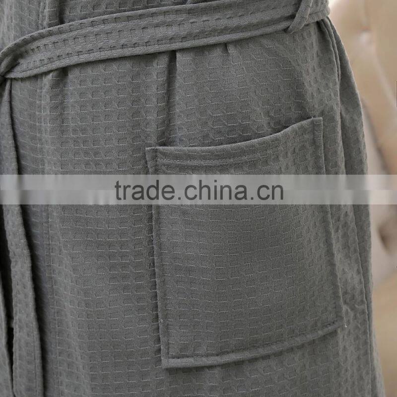 polyester colorful mens short spa robe