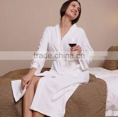 Hotel luxury plus size cotton waffle fabric for bathrobe