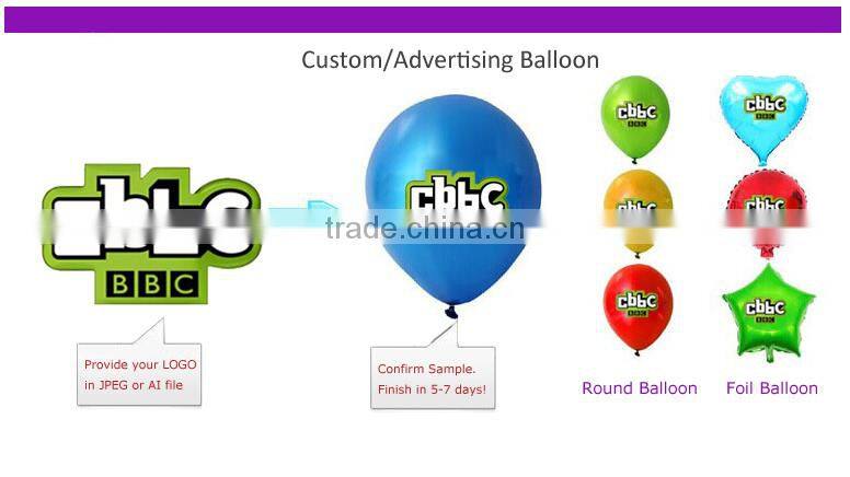 Rose Flower Wedding Printed Party Decoration Round Balloon
