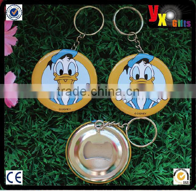 Metal,metal plastic resin Material and Bottle Opener Keychain Type Parrot Shaped Aluminum Bottle Opener