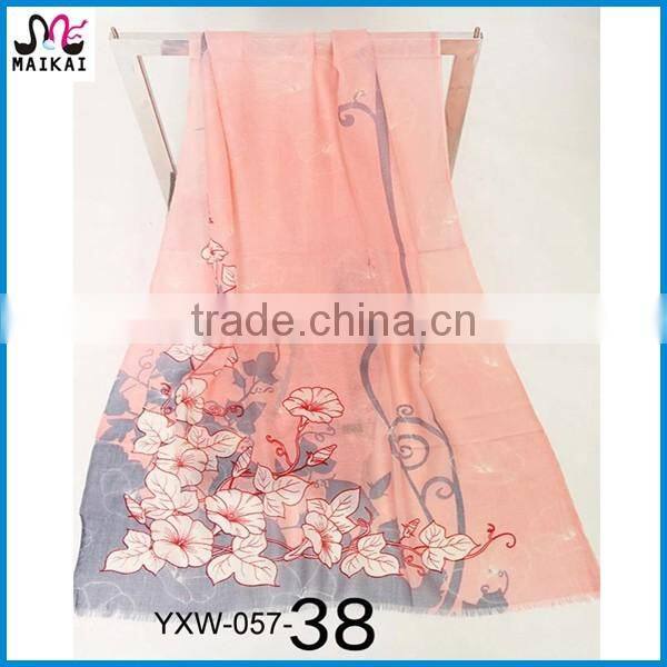 Wholesale new design lady's fashion wool pashmina scarf and shawl 2016