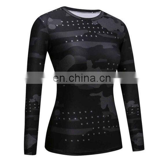 Custom Sublimated Sexy Women Rash Guard Rashguard Mma