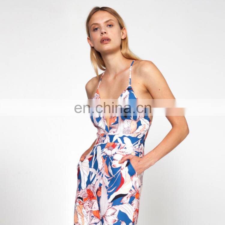 Professional design pants for women halter jumpsuits